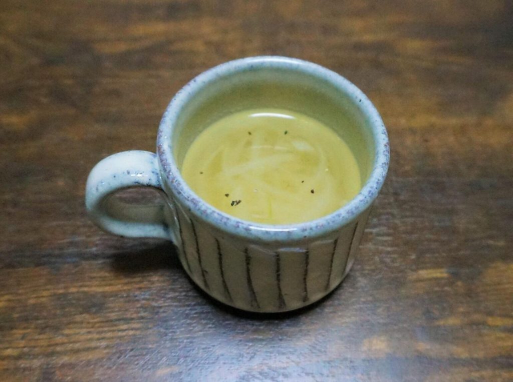 レンジで簡単オニオンスープ